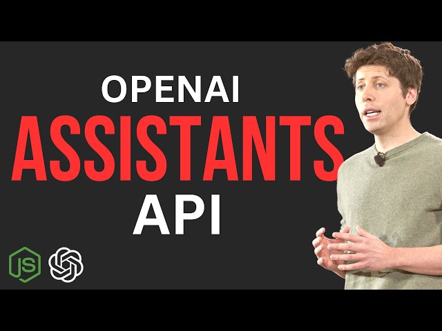 OpenAI Assistants API Tutorial - Playground & NodeJS
