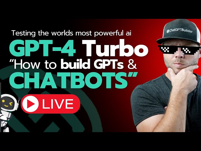 First Look at GPT-4 Turbo: How to Build GPTs & Chatbots