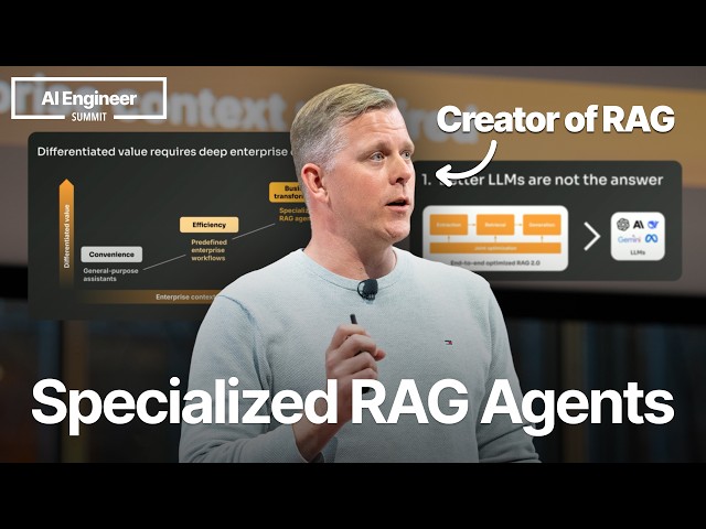 RAG Agents in Prod: 10 Lessons We Learned — Douwe Kiela, creator of RAG