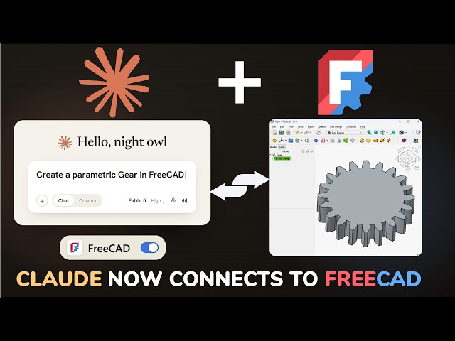 How to Connect Claude AI to FreeCAD — Full MCP Setup Tutorial (It Actually Works!)