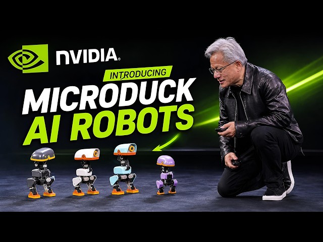 Nvidia Microduck AI Robots are mind blowing - World Premiere and First Look