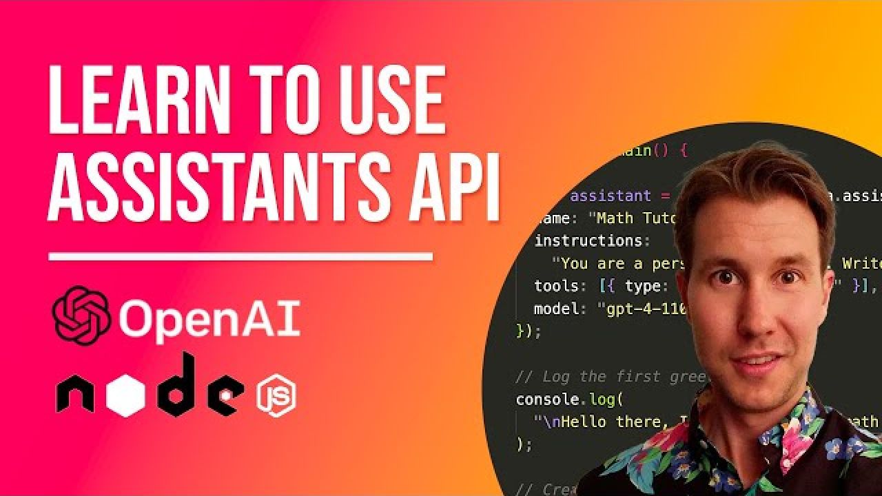 OpenAI Assistants API coding tutorial